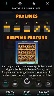 Respins Feature