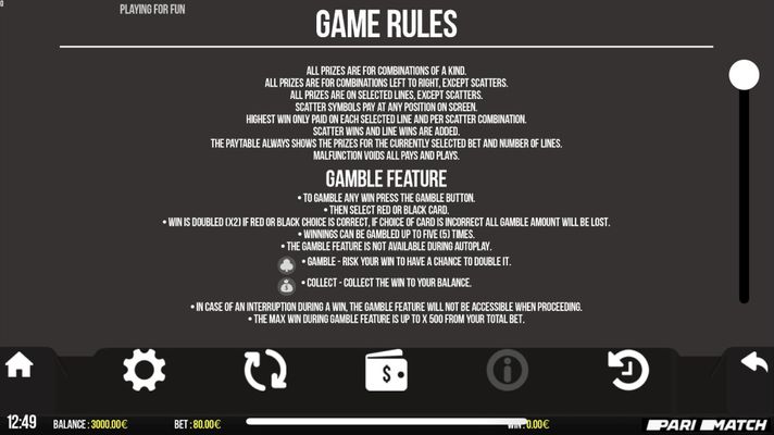 General Game Rules