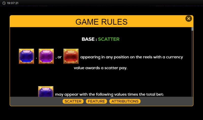 Scatter Symbol Rules