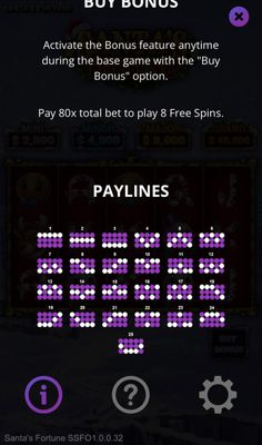 Paylines 1-25