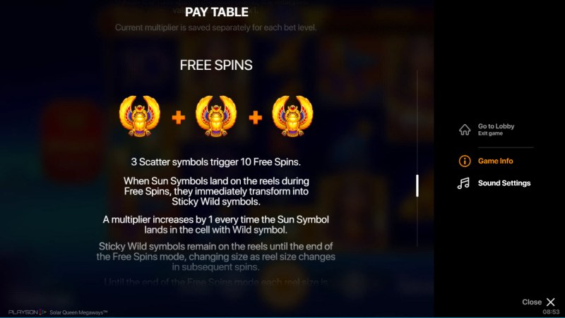 Free Spin Feature Rules