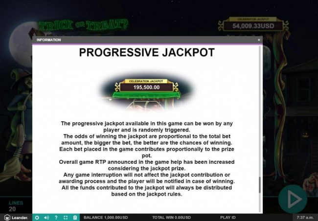 Progressive Jackpots Rules