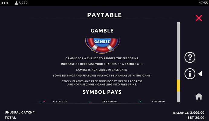 Gamble Feature