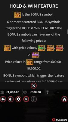 Hold and Win Feature