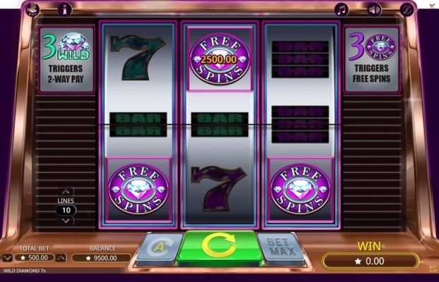 Scatter win triggers the free spins feature