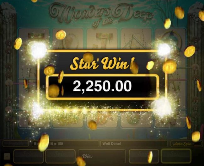 A 2,250.00 big win awarded