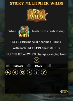 Sticky Multiplier Wilds