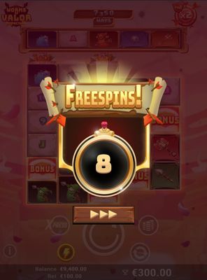 8 free games awarded