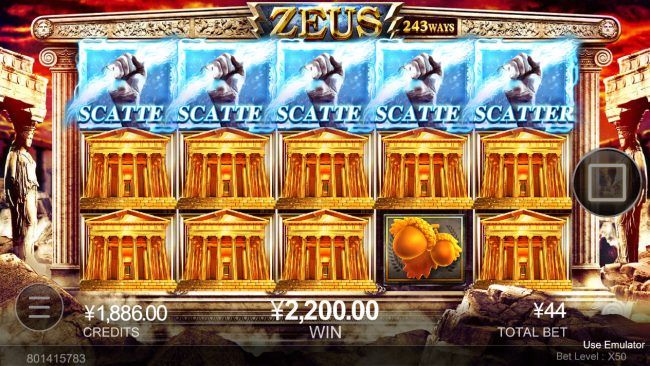 Scatter win triggers the free spins feature